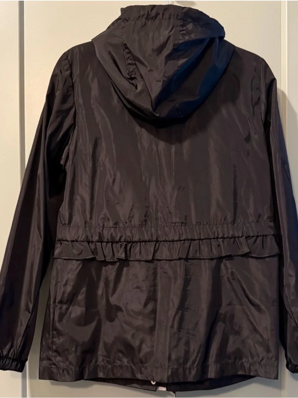 Kate Spade sz small black rain jacket